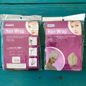 Set of 2 Light Weight Hair Wraps (NEW)